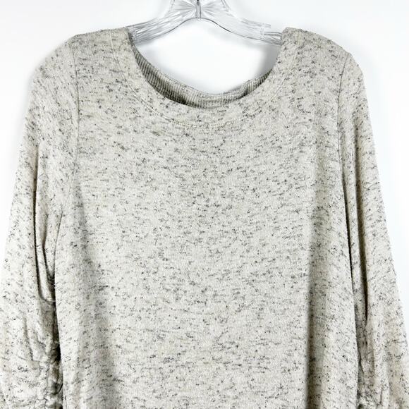 Anthropologie Saturday Sunday Marisa Ribbed Tunic Heather Gray Womens Size Small - Picture 9 of 12